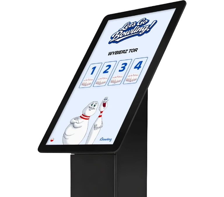ekran dotykowy w&nbsp;kręgielni